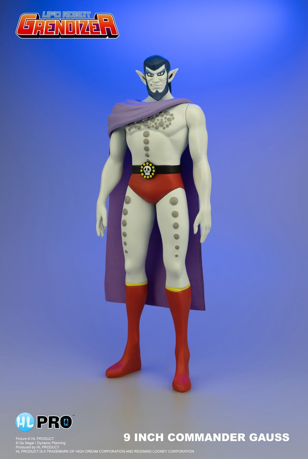 HL PRO HIGH DREAM UFO ROBOT GOLDRAKE GRENDIZER COMMANDER GAUSS ERGASTULE 23 CM PVC STATUE