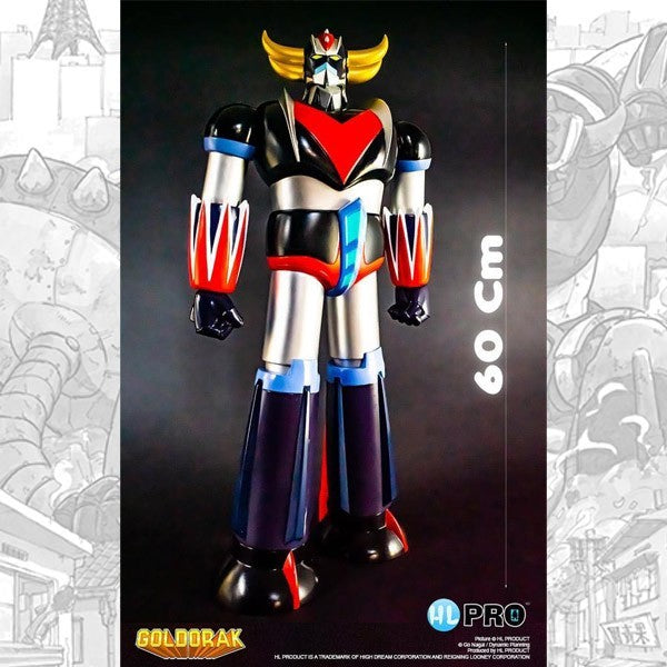 HL PRO UFO ROBOT GRENDIZER GOLDRAKE JUMBO 60CM PVC GOLDORAK CLASSIC