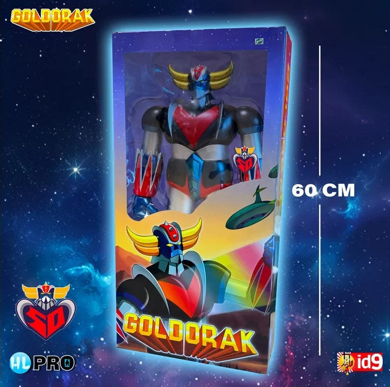 HL PRO UFO ROBOT GRENDIZER GOLDRAKE JUMBO 60CM PVC GOLDORAK METALLIC