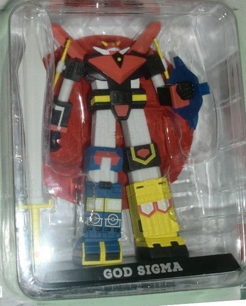 ANIME ROBOT COLLECTION  GOD SIGMA FIGURE - NUOVO NO FASCICOLO