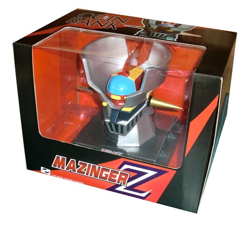 HL PRO MAZINGER Z MAZINGA Z TESTA SALVADANAIO PVC COIN BANK 16CM