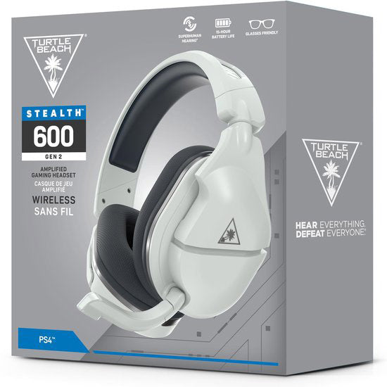 TURTLEBEACH PS4 Cuffie Wireless Stealth 600P Gen 2 White