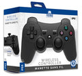 FREAKS PS3 Controller Wireless Nero V2 + Cavo di Ricarica 1m