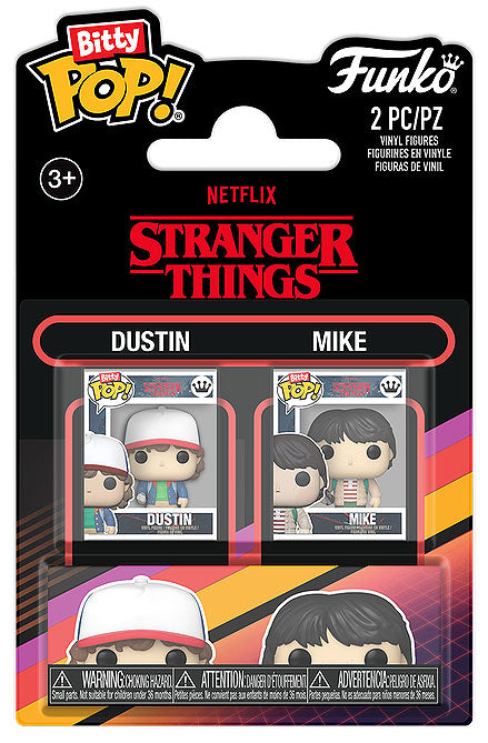 FUNKO BITTY POP 2 Pack Stranger Things Dustin & Mike