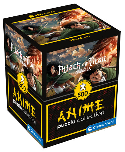 Puzzle 500pz Attack on Titans Box Cube