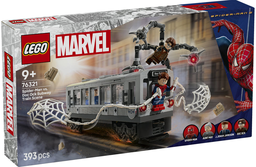 76321 Marvel Spider-Man contro Doc Ock: Duello sul Treno