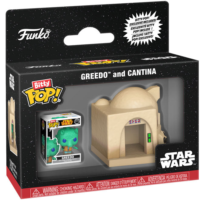 FUNKO BITTY POP Towns Star Wars Greedo and Cantina