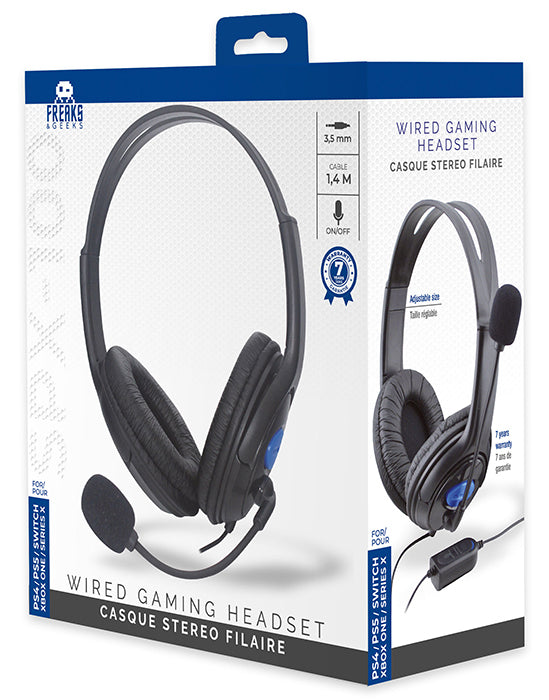 FREAKS PS5/PS4/XBX/SWI Cuffie Wired SPX-100 V.2 Nere