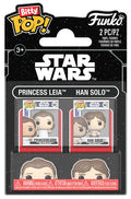 FUNKO BITTY POP 2 Pack Star Wars Princess Leia & Han Solo