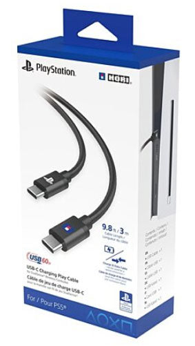 HORI PS5 Cavo di Ricarica da USB-C a USB-C 3m