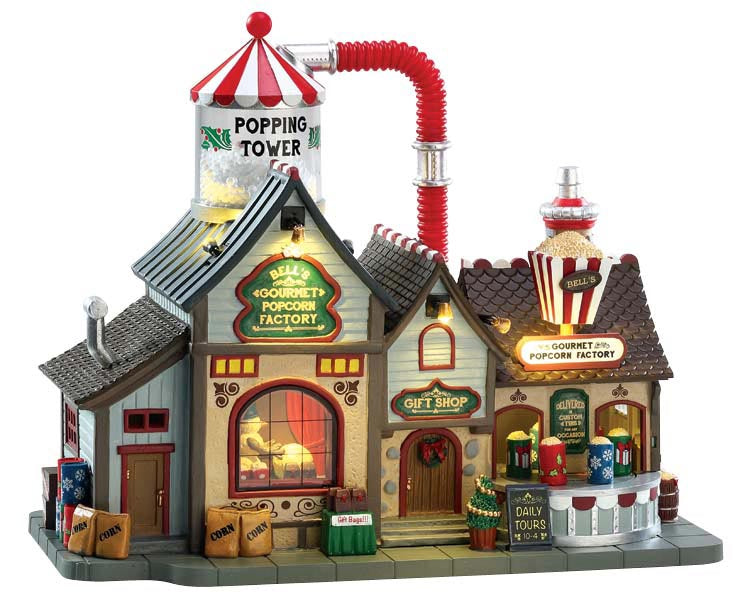75188 LEMAX Bell's Popcorn Factory + 4.5V Ad.