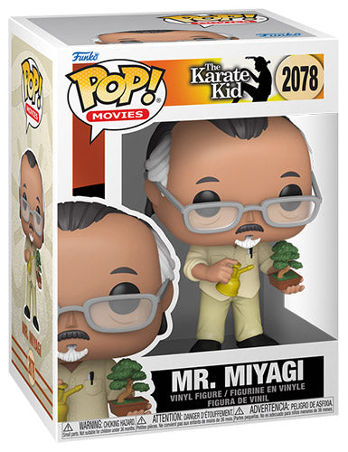 FUNKO POP The Karate Kid Mr. Miyagi w/Bonsai Tree 2078