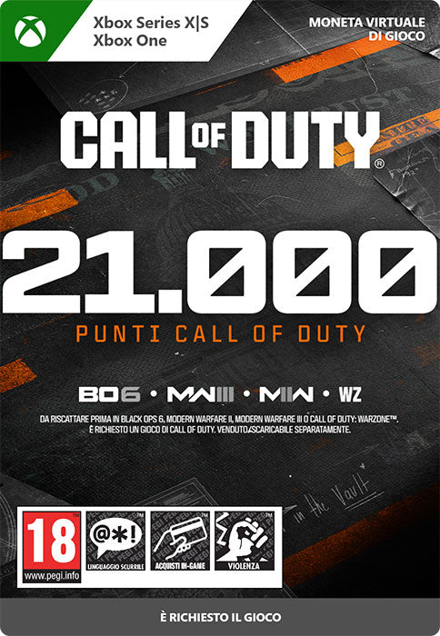 Call of Duty - 21.000 Points PIN