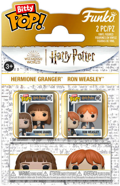 FUNKO BITTY POP 2 Pack Harry Potter Hermione & Ron Weasley
