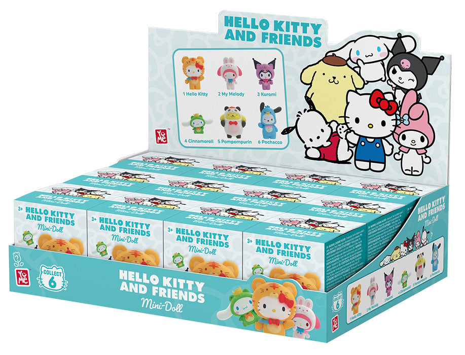 YuMe Hello Kitty Mini-Doll Forest Friends 1pz Assortimento