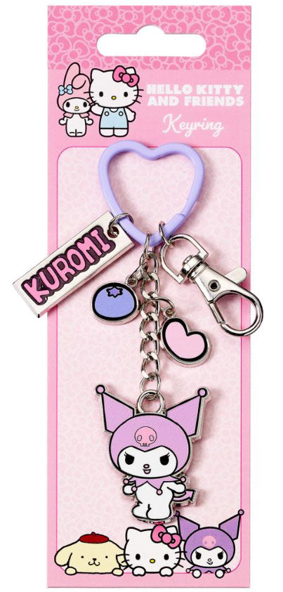 Portachiavi Hello Kitty Kuromi with Charms