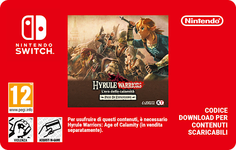 Hyrule Warriors: Age of Calamity Expansion Pass Switch PIN