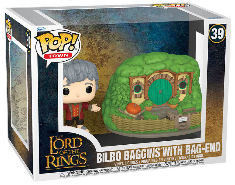 FUNKO POPS Il Signore degli Anelli Bilbo w/Bag-End 39