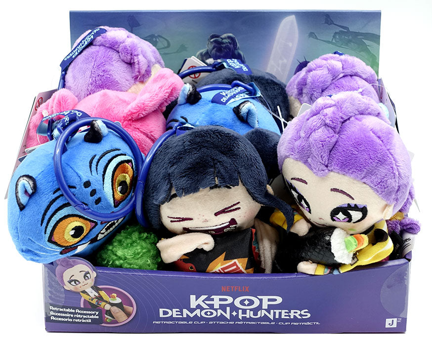 Peluche a Clip KPop Demon Hunters Deluxe 10cm 1 pz Ass.to