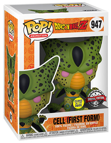FUNKO POP Dragon Ball Z Cell (First Form) GLOW 947