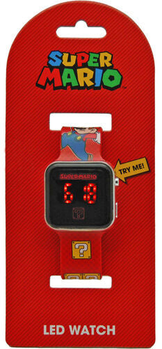 Orologio da Polso Digitale LED Super Mario