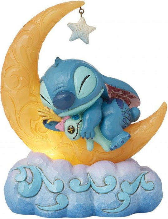 Disney Stitch e Scrump Dormono Sulla Luna