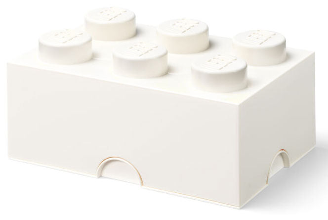 Contenitore LEGO Brick 6 Bianco