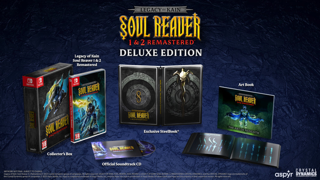 Legacy of Kain Soul Reaver 1&2 Remastered Deluxe Edition