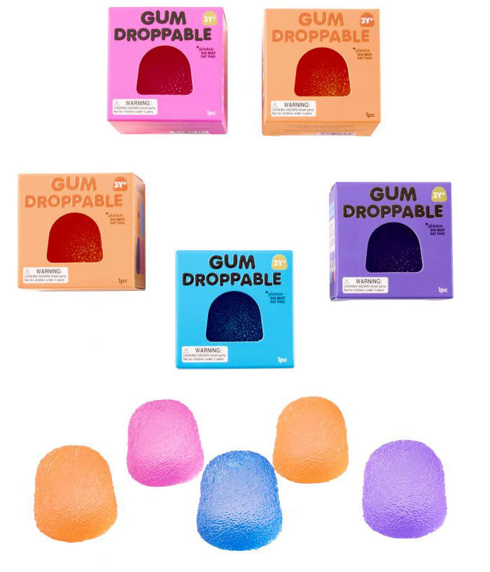 Squishy Gum Droppable 6cm1pz Assortimento