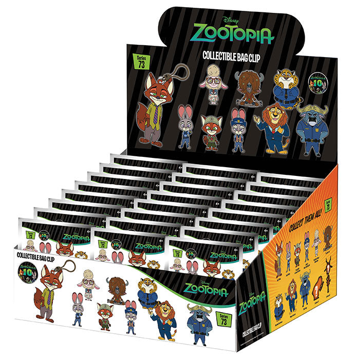 Portachiavi Clip 3D Disney Zootropolis Serie 73 Display 24pz