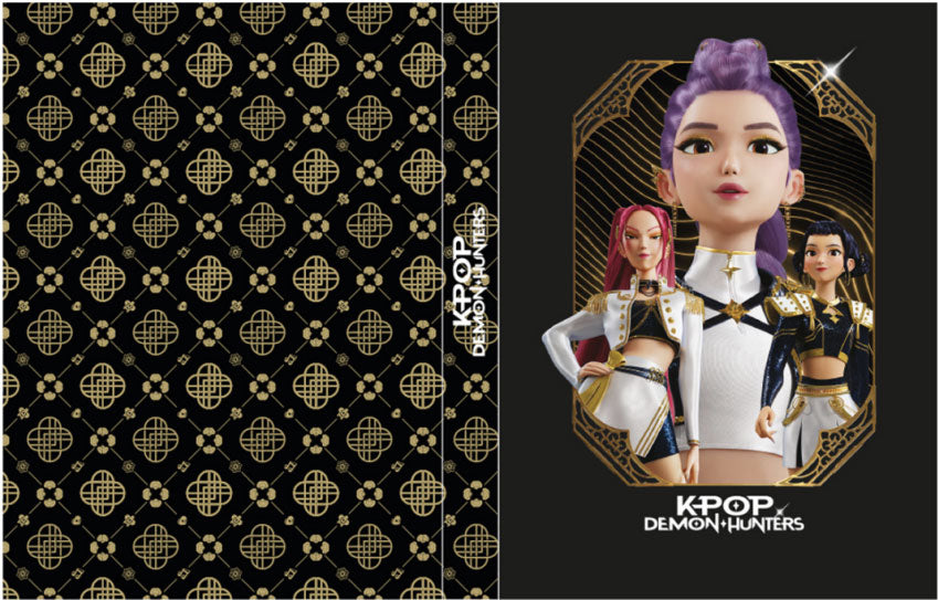 Diario KPop Demon Hunters Huntrix Effetto 3D Nero