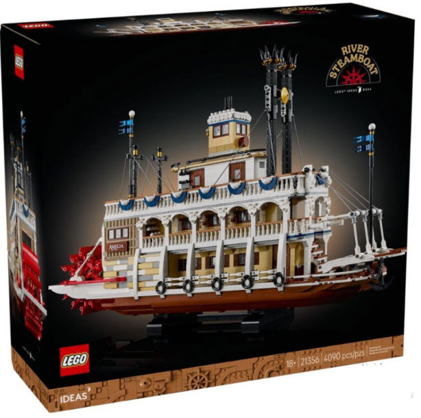 21356 Ideas Battello a Vapore Fluviale RARE