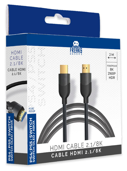 FREAKS Cavo HDMI 8k 1080 HDR Ethernet  2.1 2m
