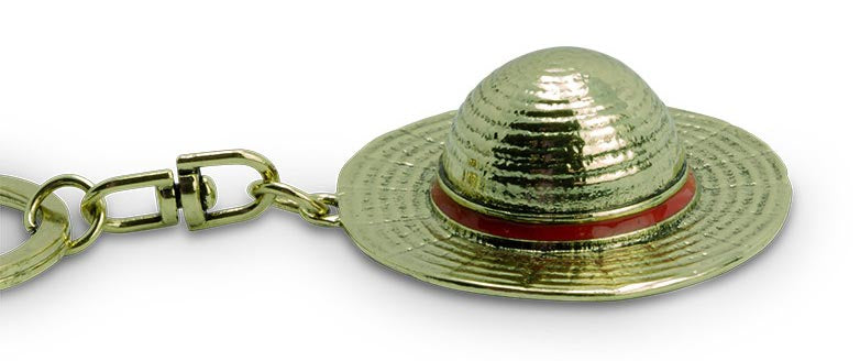 Portachiavi 3D One Piece Cappello di Monkey D.Luffy