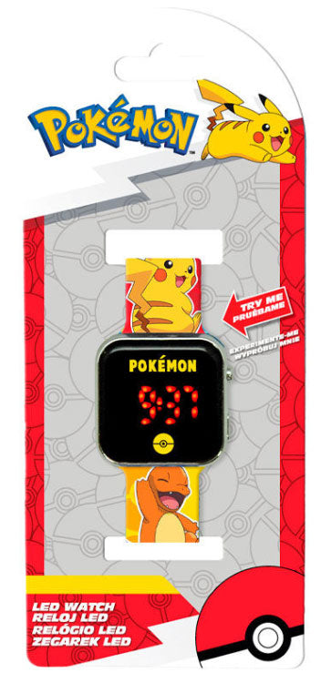 Orologio da Polso Digitale LED Pokemon Pikachu & Friends