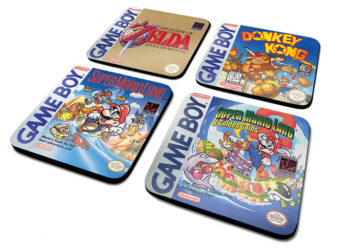Set 4 Sottobicchieri Game Boy Classic