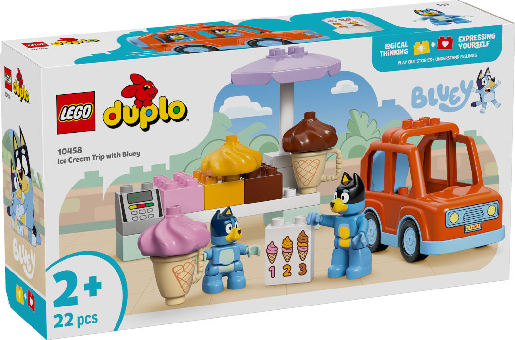 10458 Duplo Bluey Visita alla Gelateria di Bluey