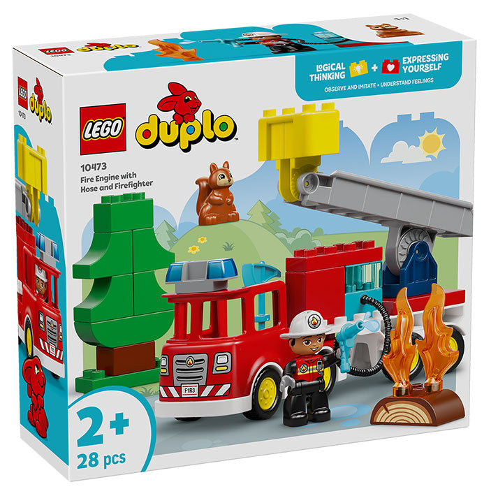 10473 Duplo Town Autopompa con Manichetta e Pompiere