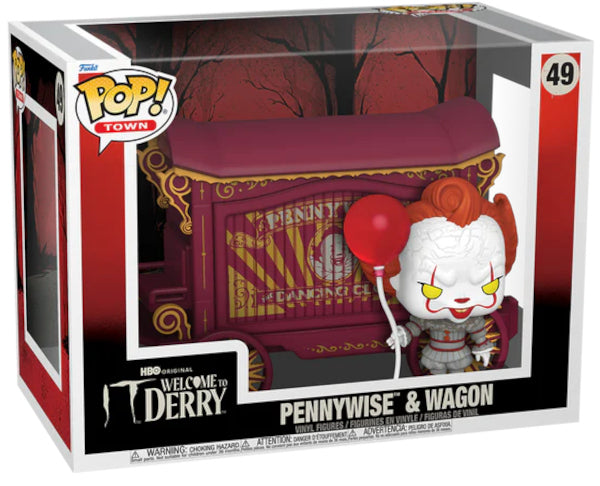 FUNKO POPS IT: Welcome to Derry Pennywise & Wagon 49