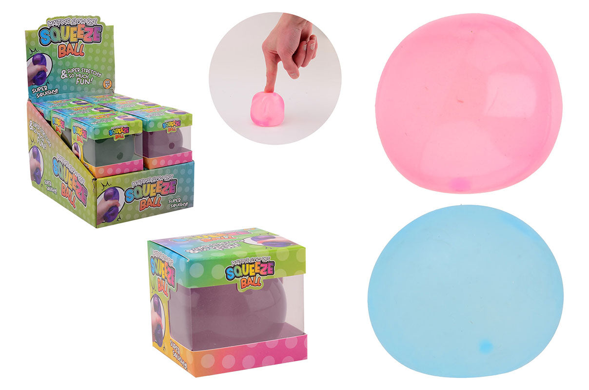 Slow Rise Squeeze Maltose Ball 6.5cm 1pz Assortimento