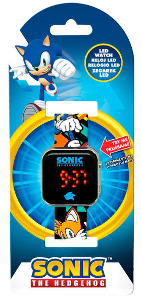 Orologio da Polso Digitale LED Sonic & Tails Color