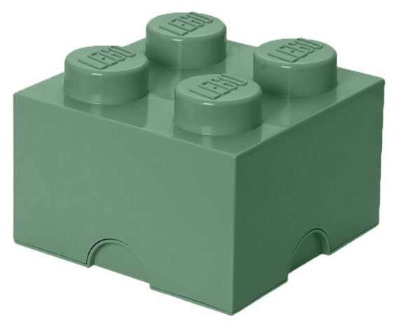 Contenitore LEGO Brick 4 Verde Sabbia