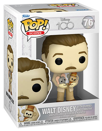 FUNKO POP Disney 100th Walt Disney w/Dumbo and Timothy 76