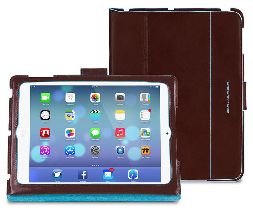 PIQUADRO Custodia in Pelle iPad Air 2 Marrone