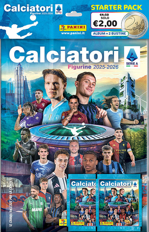 PANINI Stickers Calciatori 2025-2026 Starter Pack