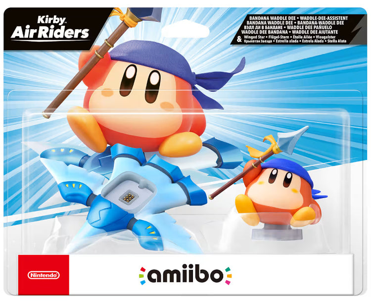 Amiibo Kirby Air Riders Bandana Waddle Dee & Winged Star