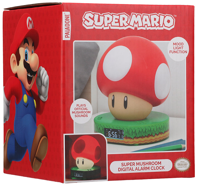 Paladone Sveglia Lampada Super Mario Fungo