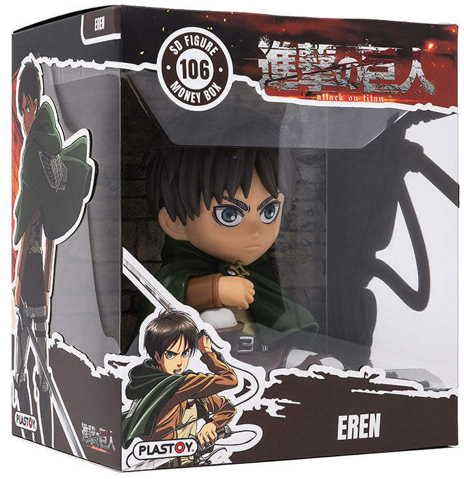 PLASTOY Salvadanaio Attack on Titan Eren Jaeger