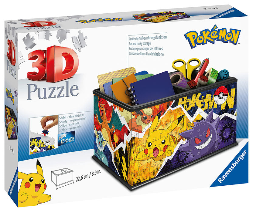 Puzzle 3D 216pz Storage Box Pokemon