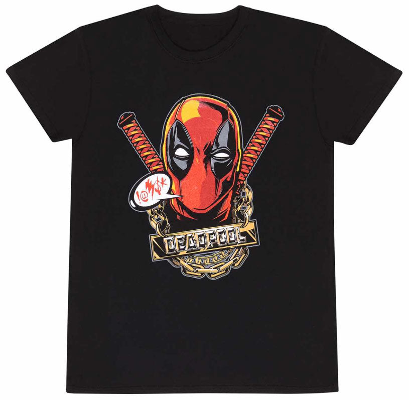 T-Shirt Marvel Deadpool Gangsta M